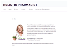 Tablet Screenshot of holistic-pharmacist.com